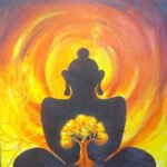 Image: Buddha with Kalpataru Canvas painting