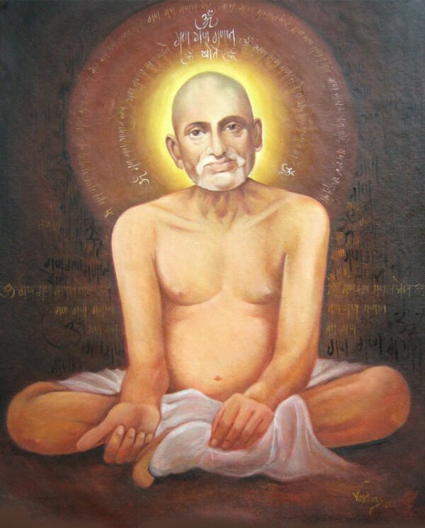 Image: Gajanan Maharaj Canvas Painting