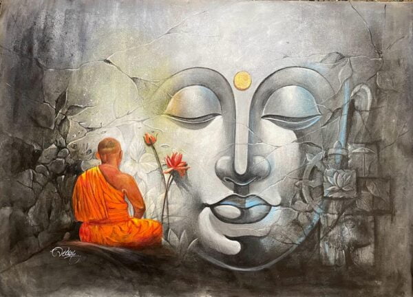 Image: Lord Buddha Canvas Painting