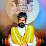 Image: Shankar Maharaj Canvas Painting