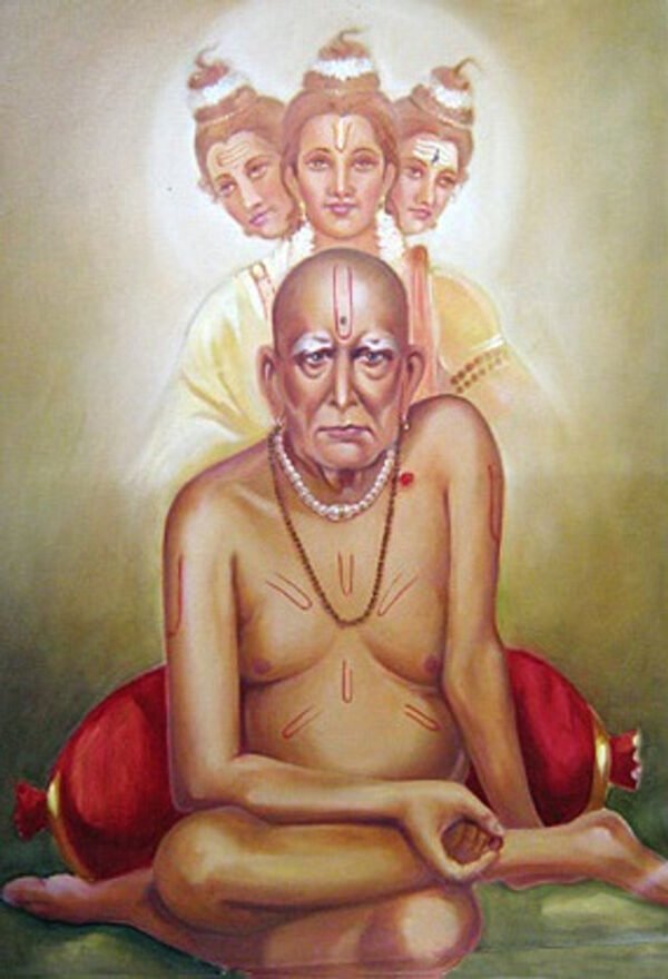 Image: Swami Samarth Canvas Painting