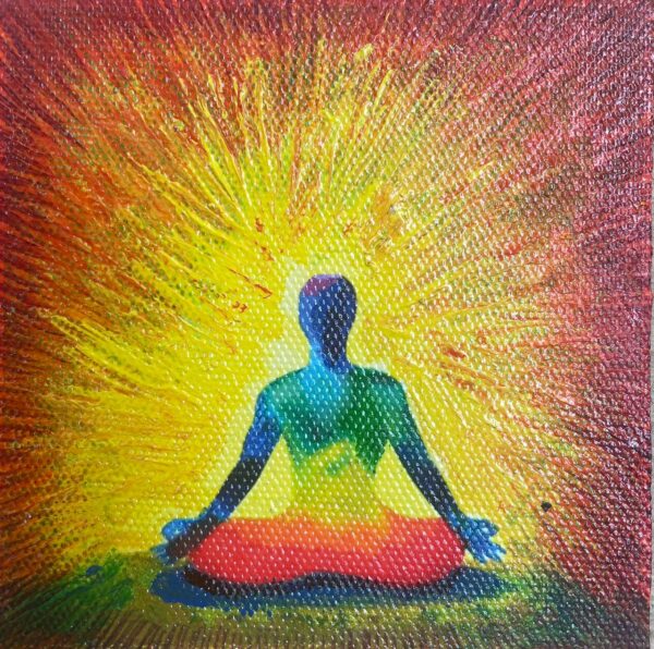 Image: Complete focus canvas painting